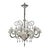 Chandelier in Transparent and Gold Murano Glass by Simoeng for Simoeng For Sale - Image 8 of 8