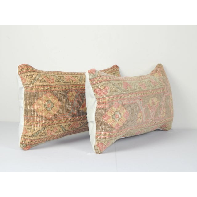 Handmade Turkish Kilim Pillow • Decorative Pillow Vintage Rug Pillow • Pair Pillow Handwoven Vintage Kilim Pillow • Throw...