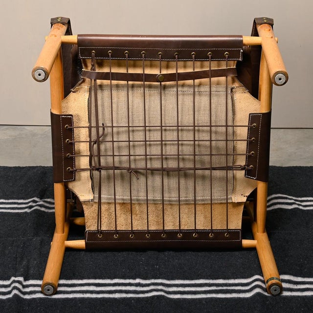 Sirocco Safari Lounge Chairs in Dark Brown Leather and Ash by Arne Norell for Arne Norell Ab, 1970s, Set of 2 For Sale - Image 18 of 18