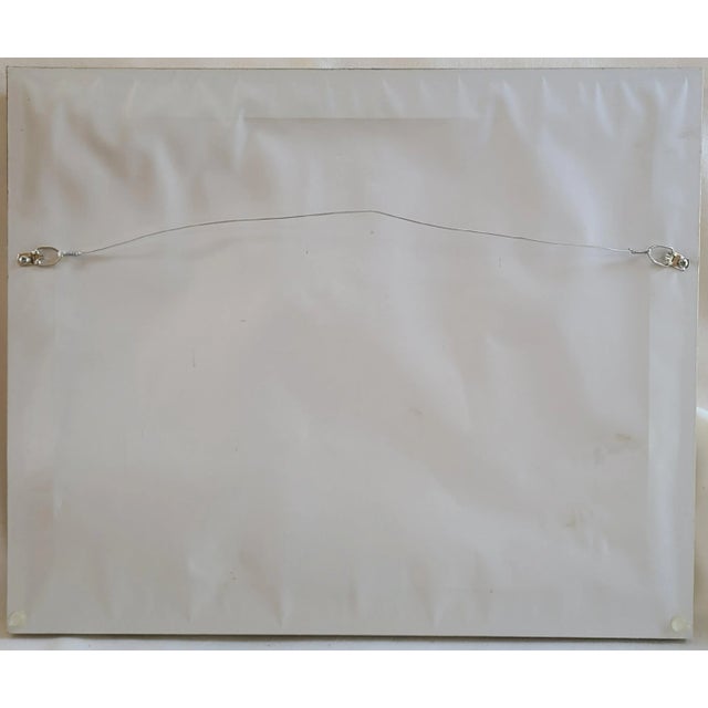 Framed Landscape in Acrylic on Board For Sale - Image 4 of 6