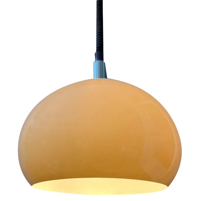 Mid-Century Mushroom Pendant Lamp from Dijkstra For Sale
