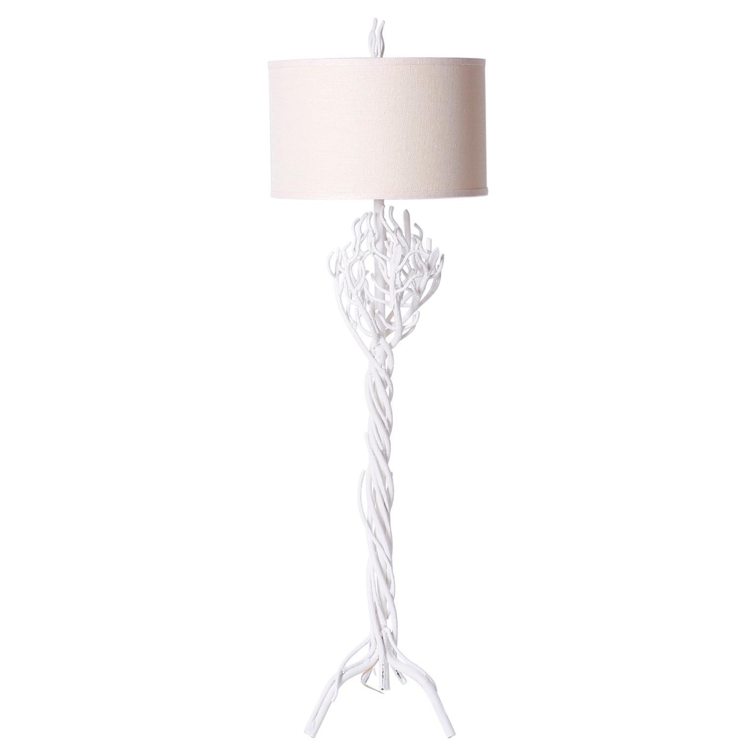 coral floor lamp