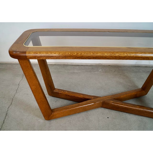 1970’s Mid-Century Modern Sculptural Console Table For Sale - Image 10 of 12