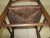 1900 - 1909 Early 1900s Antique Hitchcock Style Black Gold Stenciled Farmhouse Rush Seat Side Chair For Sale - Image 5 of 12