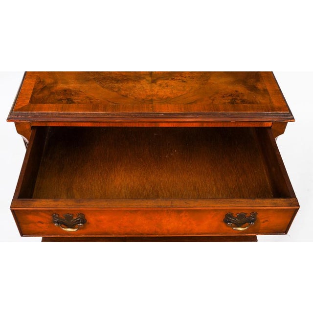 Mid-Century Burr Walnut Bedside Chests, Set of 2 For Sale - Image 9 of 18