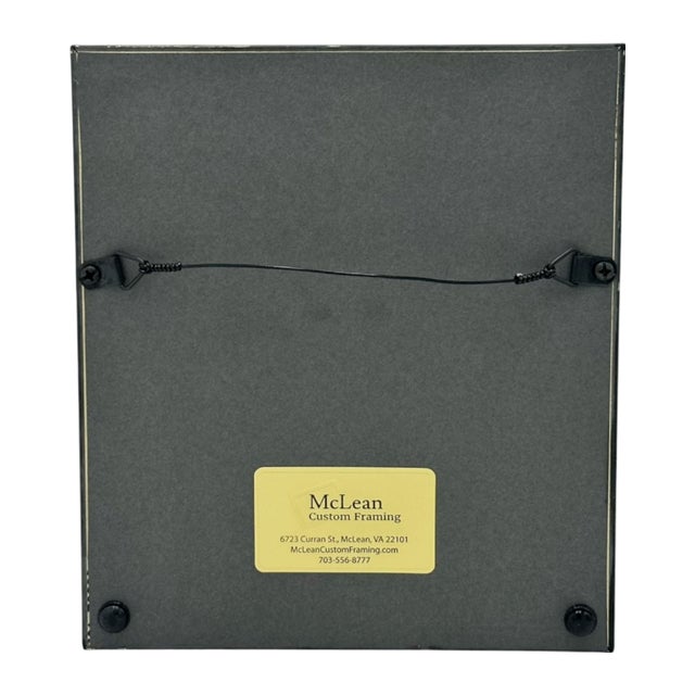 Vintage Raffles Hotel Singapore Framed Luggage Label Travel Wall Art For Sale - Image 9 of 12