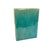 Chinoiserie Antique 19th Century Chinese Export Porcelain Aqua Green Monochrome Glaze Pillow Form Flower Brick Block Vase For Sale - Image 3 of 9