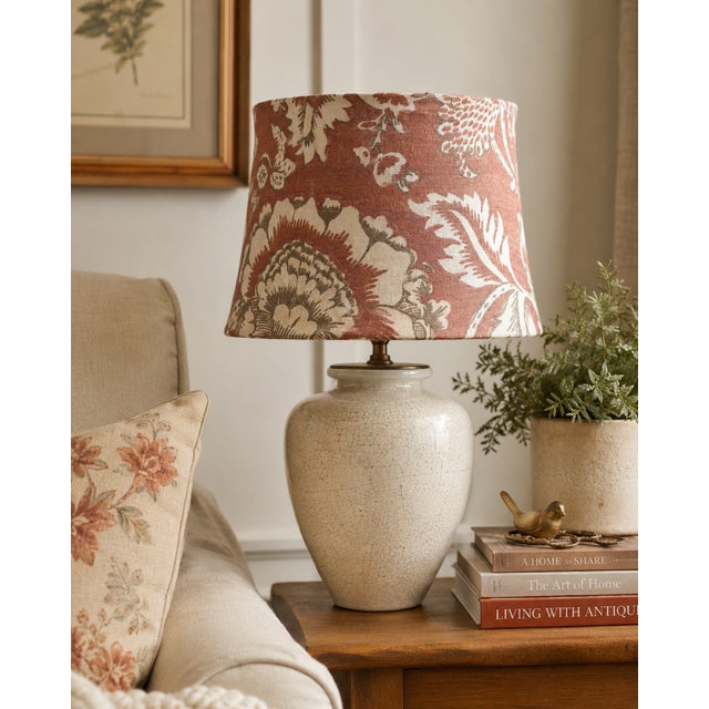 English Vintage Inspired Floral Lamp Shade – Cottage / Ralph Lauren Style For Sale - Image 3 of 6
