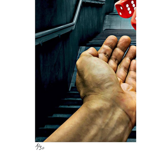 Contemporary Mr Strange, Descent Into Hell, 2019, Original Pigment Print For Sale - Image 3 of 6