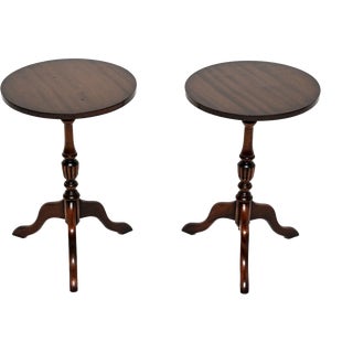 Antique Georgian Wine Tables, 1950, Set of 2 For Sale