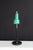 Simple and elegant design. Vistosi desk lamp. Beautiful turquoise Murano glass shade. Looks good illuminated or not....