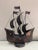 Brutalist Vintage Brutalist Wrought Metal Pirate Ship Lamp For Sale - Image 3 of 8