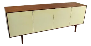 Florence Knoll Designed Four Door Credenza for Knoll