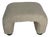 Vintage Scandinavian Bouclé Ottoman, 1980s For Sale