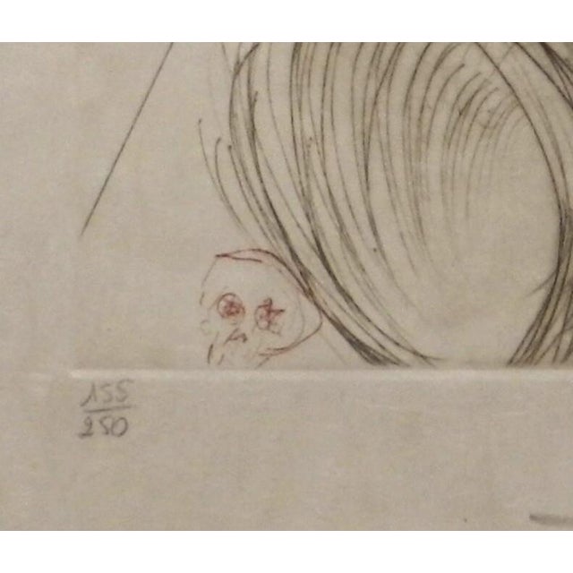 Dali Shakespeare II Timon of Athens H/Sign # Etching Dali Archives Certified Art For Sale - Image 4 of 6