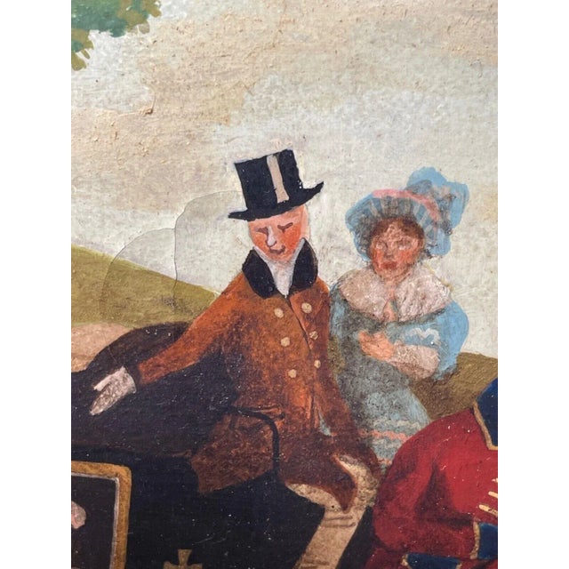 British 19th Century Oil Painting Royal Mail Carriage With Horses After James Pollard For Sale - Image 6 of 10