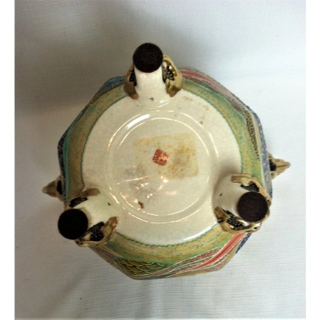 Late 19th Century Satsuma Incense Burner For Sale - Image 12 of 13