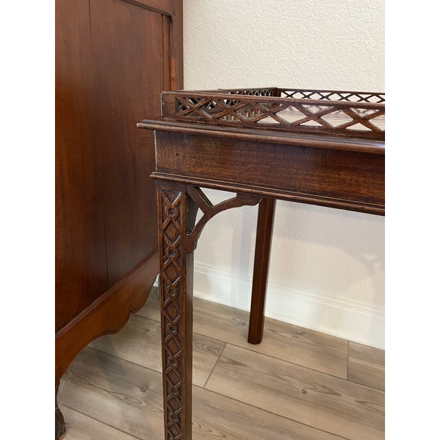 Early 19th Century 19th Century Mahogany Tea Table For Sale - Image 5 of 13