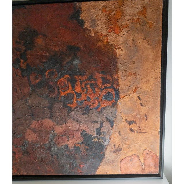 Mid-Century Modern Abstract Expressionist Painting by George Vander Sluis For Sale In New York - Image 6 of 12