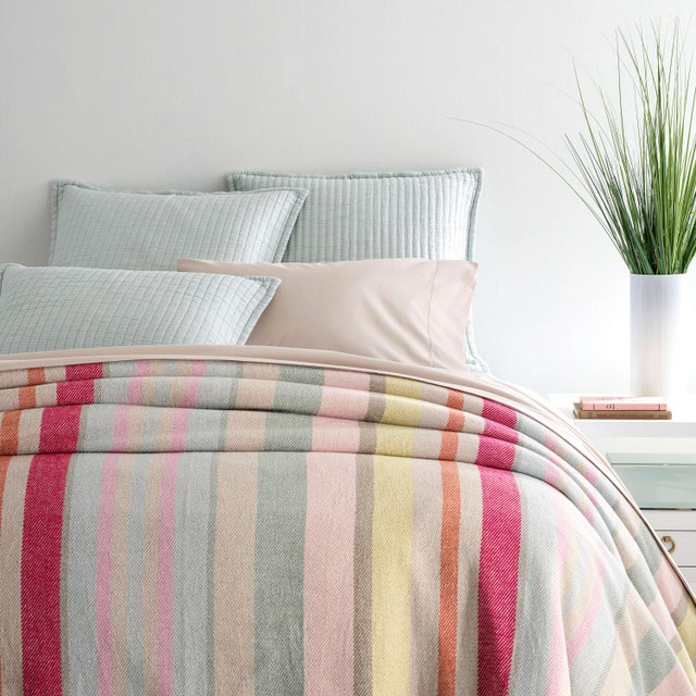 Pine Cone Hill by Annie Selke Ingrid Blanket, Twin For Sale