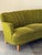 Sourced for its amazing original fabric in a warm green striped chenille with rope piping. Shows wear from age but...