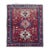 Vintage Persian Tribal Karaja 2 Toned Reds Rug 3.6 x 4.6 For Sale