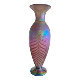Art Nouveau Phänomen Iridescent Vase by Johann Loetz Witwe, Bohemia, 1900 For Sale