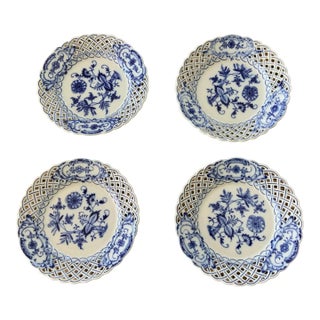 1930s Vintage Collin-Meissen Dessert/Bread Plates- Set of 4 For Sale