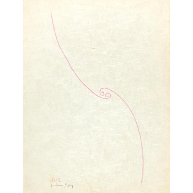 The Absolute Real is a lithograph realized by Man Ray in 1964. Hand-singed in pencil by the Artist. Lithograph in Red Ink,...