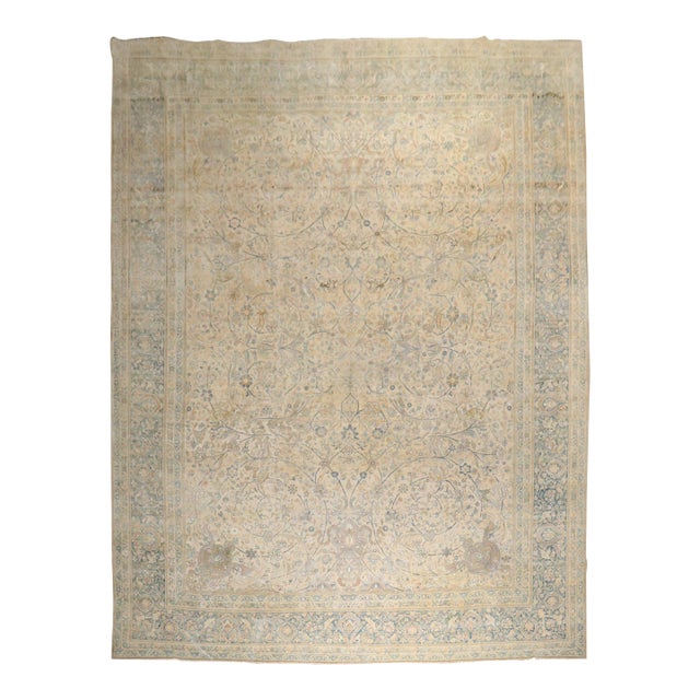 Zabihi Collection Oversize Antique Persian Kerman Carpet - 11'9" x 16'10" For Sale
