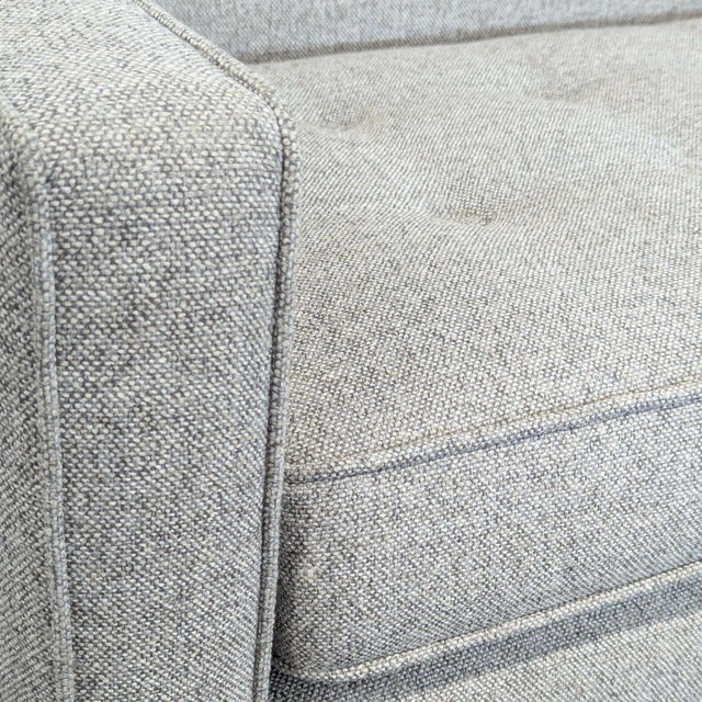 2010s Room and Board Reese 85” Modern Gray 3-Seat Sofa For Sale - Image 5 of 6