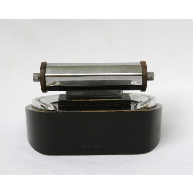 Black Vintage English Art Deco Perpetual Calender For Sale - Image 8 of 10