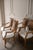 Vintage Padma’s Plantation Armchairs Woven Rattan With Sherpa Upholstery, Set of Four For Sale - Image 4 of 17