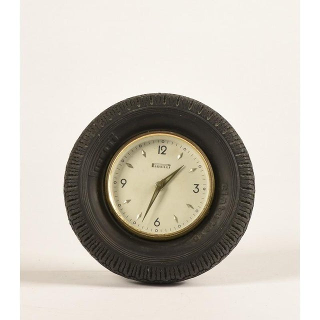 Mid-Century Table Clock from Pirelli For Sale - Image 9 of 10