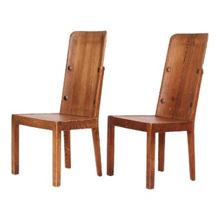 “lovö” Chairs by Axel Einar Hjorth - a Pair For Sale