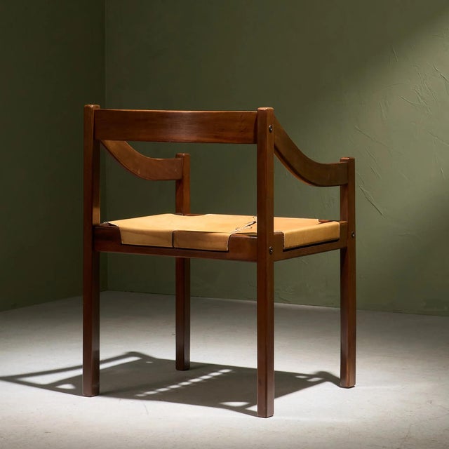 1960s Armchair with Leather Upholstery by Jean Gillon for Italma Brazil, 1960s For Sale - Image 5 of 10