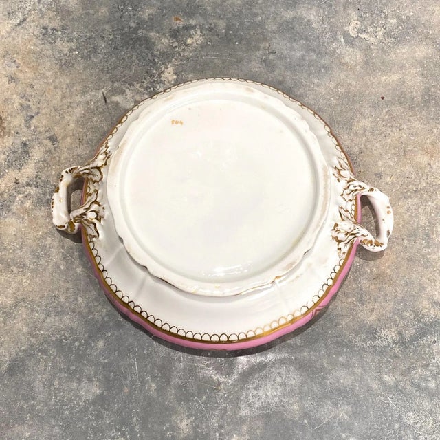 Ceramic Circa 19th Century Paris Porcelain Covered Bowl, France For Sale - Image 7 of 9