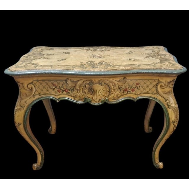 End of the 19th Century Painted Table, Liguria For Sale - Image 11 of 11
