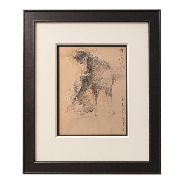 Andre Kohn Original "The Net Maker" For Sale