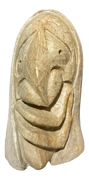 Vintage Signed Native American Carved Sculpture