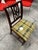 Green 1970s Wooden Accent Chair With Green Plaid Cushion For Sale - Image 8 of 12