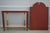 Palladio Vintage Italian Creme Painted Console Table W. Mirror For Sale - Image 14 of 15