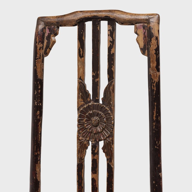 Chinese Chrysanthemum Lady's Chair, C. 1800 For Sale In Chicago - Image 6 of 7