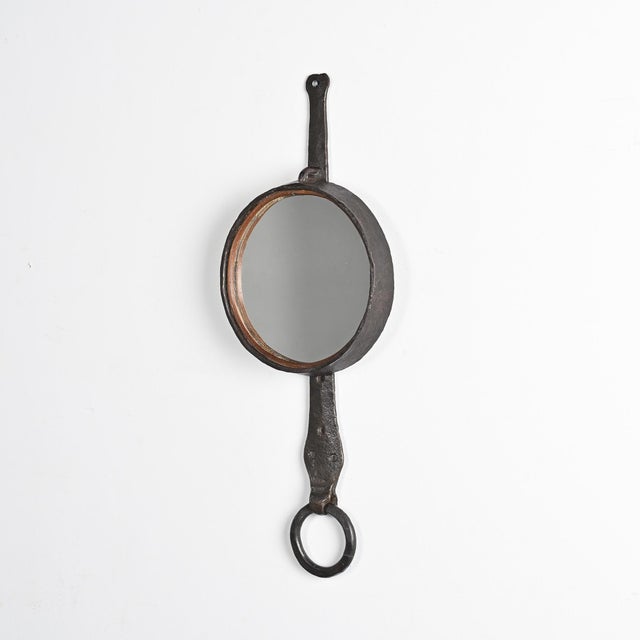 Wrought Iron Mirror by Léopold Gest, France, 1970 For Sale - Image 12 of 12