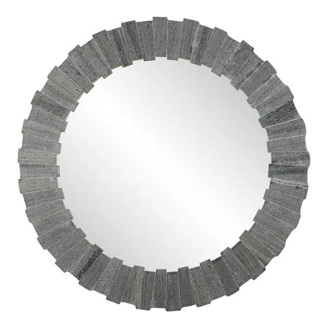 Currey & Company Dario Round Mirror For Sale