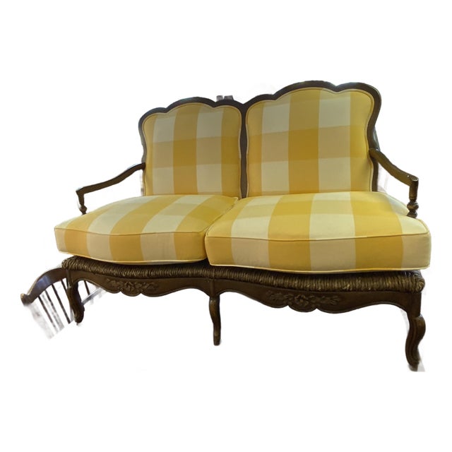 20th Calico Corners Country French Style Setee For Sale