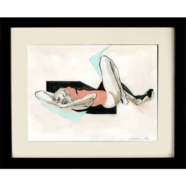 The Tea Stained Figure Series is a group of small ink and charcoal drawings taken from quick poses in life drawing...