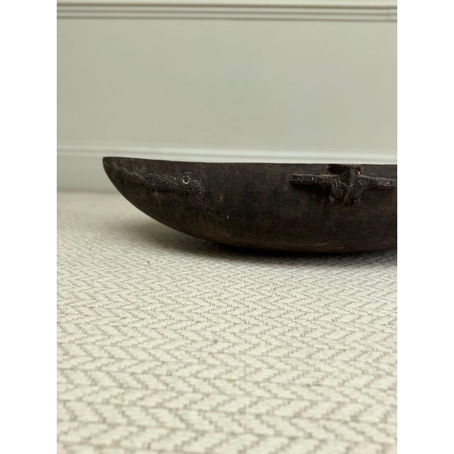 Wood 20th Century Wooden Feasting Bowl For Sale - Image 7 of 9