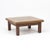 Brown Mid-Century Brutalist Rustic Oak Farmhouse Coffee Table For Sale - Image 8 of 9