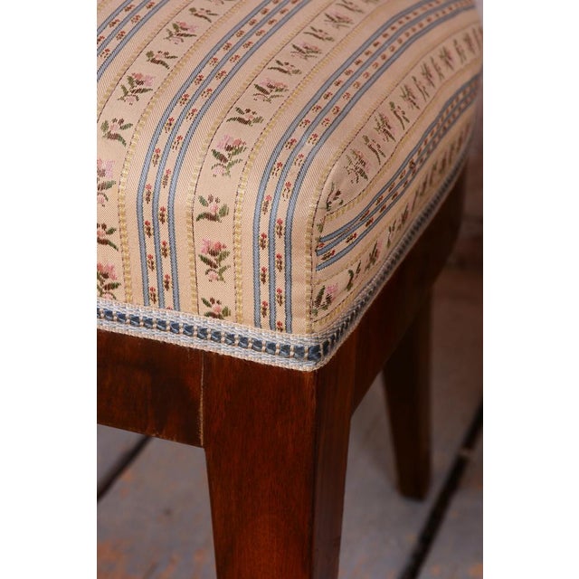 Biedermeier Chairs in Walnut, Czech, 1830s, Set of 4 For Sale - Image 9 of 13